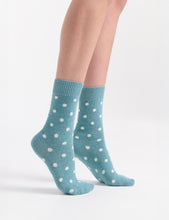 Load image into Gallery viewer, Levante Ilaria Spot Crew Sock - Sea Glass