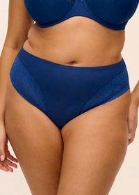 Elomi Nerina French Navy High Leg brief