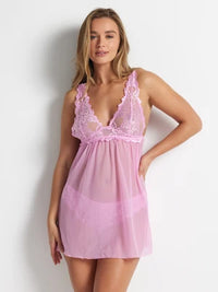 Kayser Brazilian Baby Doll Chemise Bubblegum