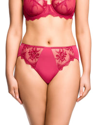 Sainted Sisters Lucinda Hi Cut Brief Berry