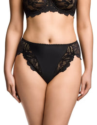 Sainted Sisters Zhara Black Hi Cut Brief