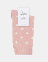 Load image into Gallery viewer, Levante Ilaria Spot Crew Sock - Rosette
