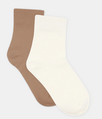 Ambra 2pp Rib Top Crew Sock