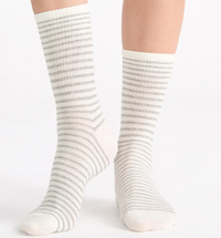 Ambra Stripe Crew Sock