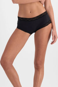 Berlei Marais Cotton Boyleg Brief-Black