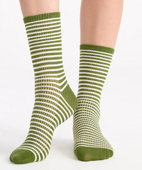 Ambra Stripe Crew Sock