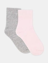 Ambra 2pp Rib Top Crew Sock