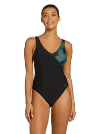 Zoggs Evergreen Scallop Classicback Onepiece